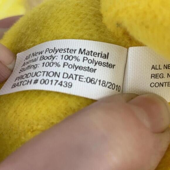 Woodstock Peanuts 9Plush Stuffed Yellow Bird Toy 2010 Snoopy Friend​ - Picture 3 of 7